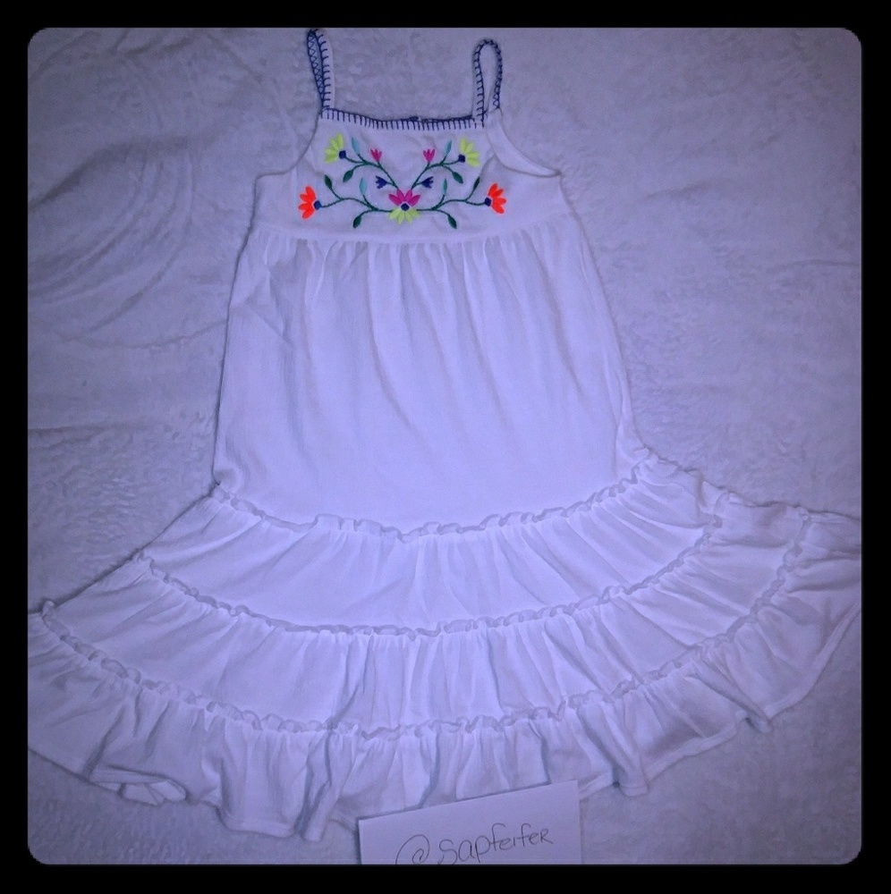 Like New White Strapped Dress.
